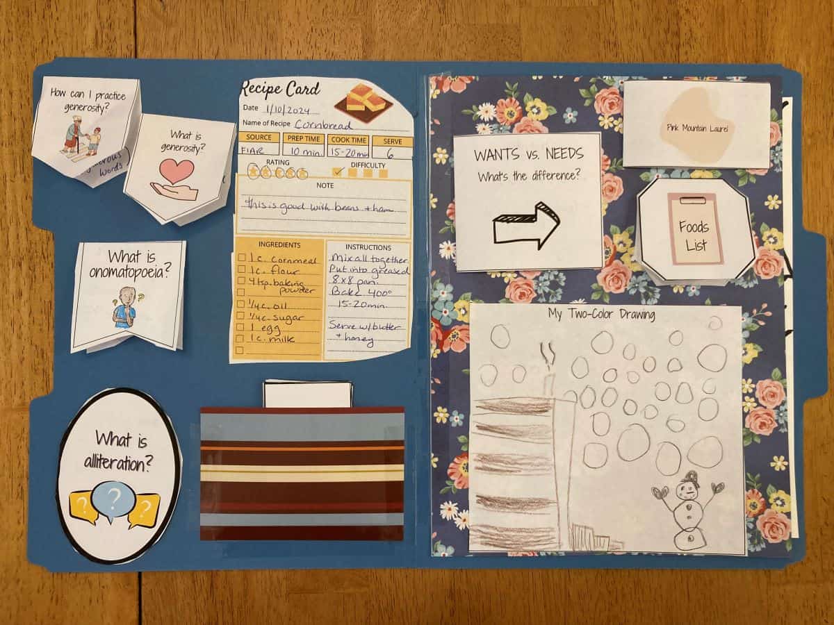 Down Down the Mountain Lapbook - Holistic Homeschool Mom